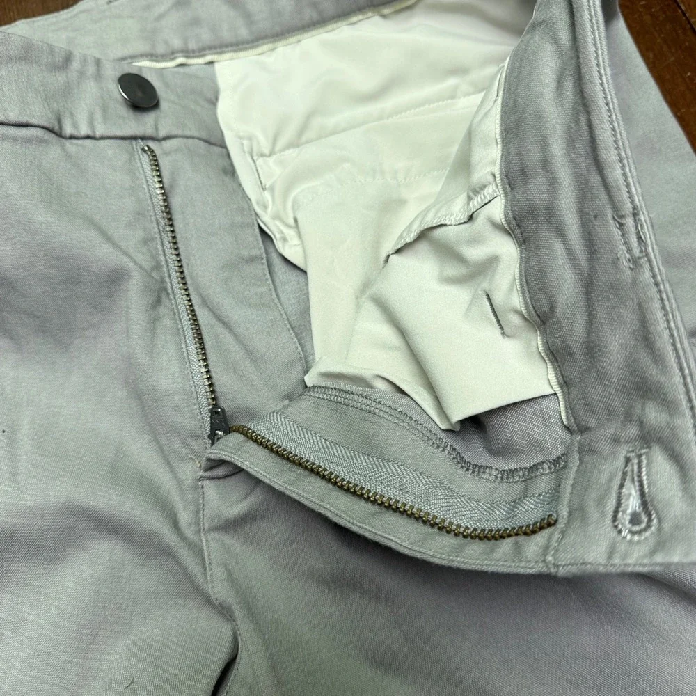 Lululemon Commission Pant 32x30 Slim Oxford Gull Oxford Grey Mens Office Travel